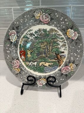 Adams Woodcock Shooting plate RARE